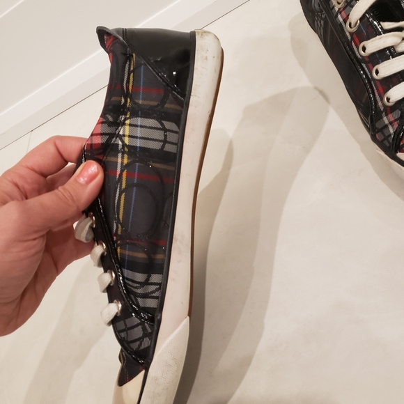 Coach "Barret" Multicolor Signature canvas/Leather Sneakers Women's Size 10B - Picture 8 of 10